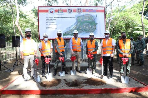 bkdr bataan|PHL Marines breaks ground on new headquarters in Bataan.